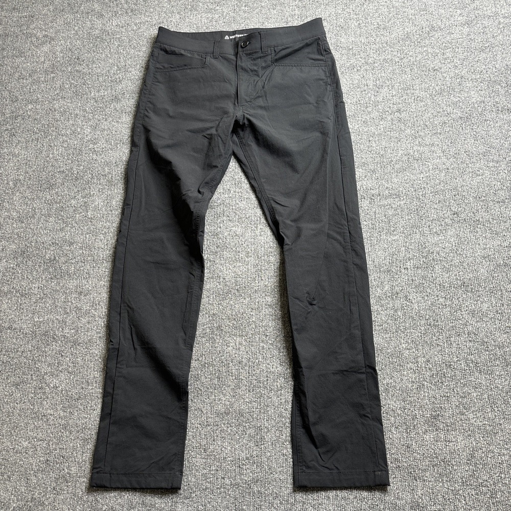 Western Rise Evolution Chino‎ Pants Men's 31x31 Black Performance Stretch Nylon